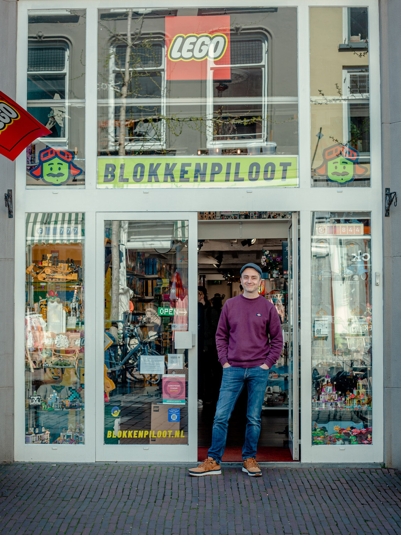 Blokkenpiloot. Legowinkel Nijmegen