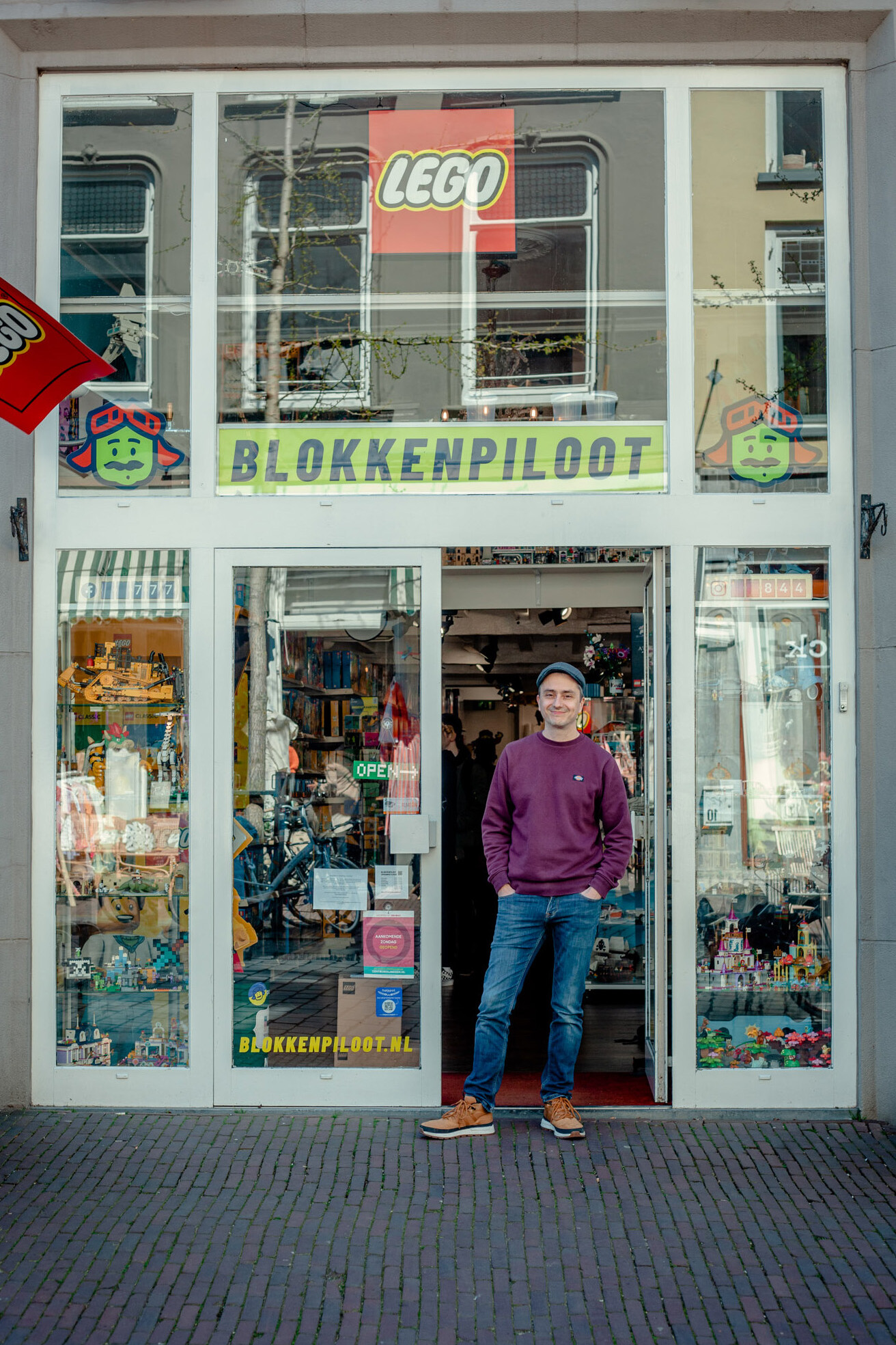 Blokkenpiloot. Legowinkel Nijmegen